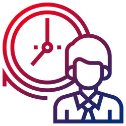 Icon Person und Uhr